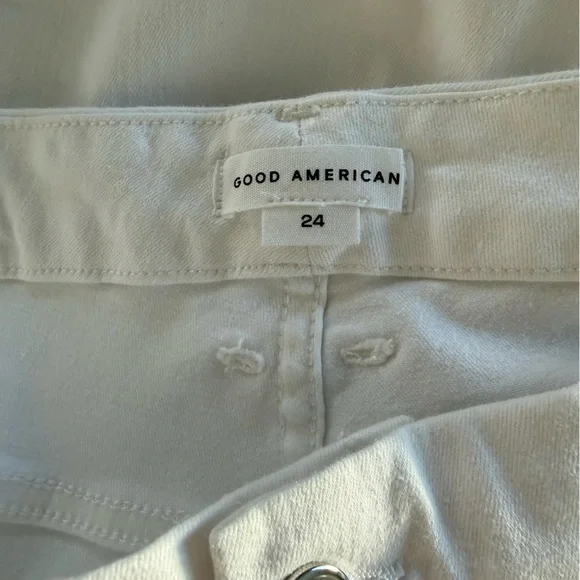 Good American Good Legs Plus Size White Skinny Sculpting Jeans NWT Size 24 - Picture 9 of 12